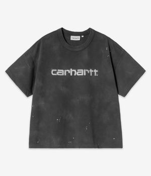 Carhartt WIP Painter T-Shirt women (black destroy wash splatter)