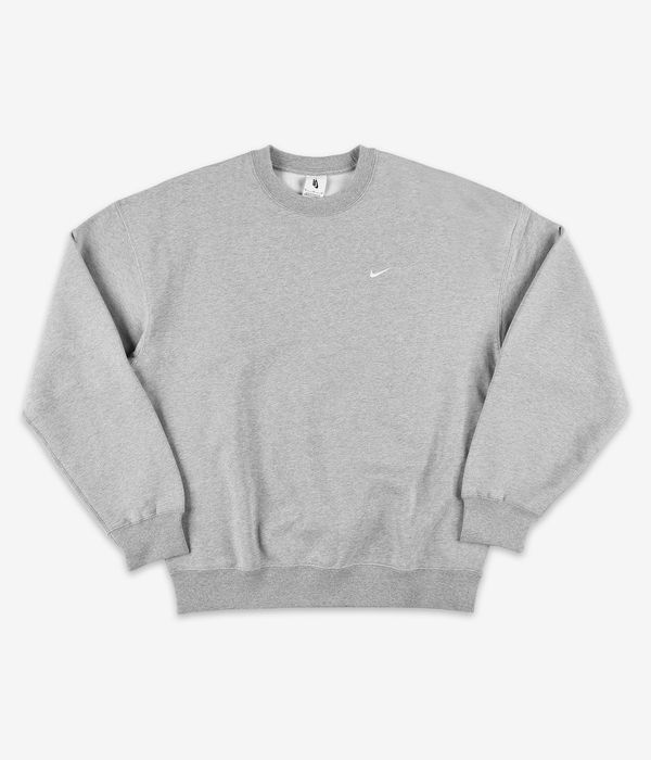 Nike SB Solo Swoosh Sweatshirt (dark grey heather)