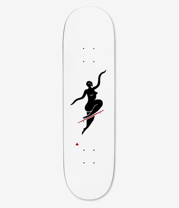 Polar Team No Complies 8.5" Skateboard Deck (white)
