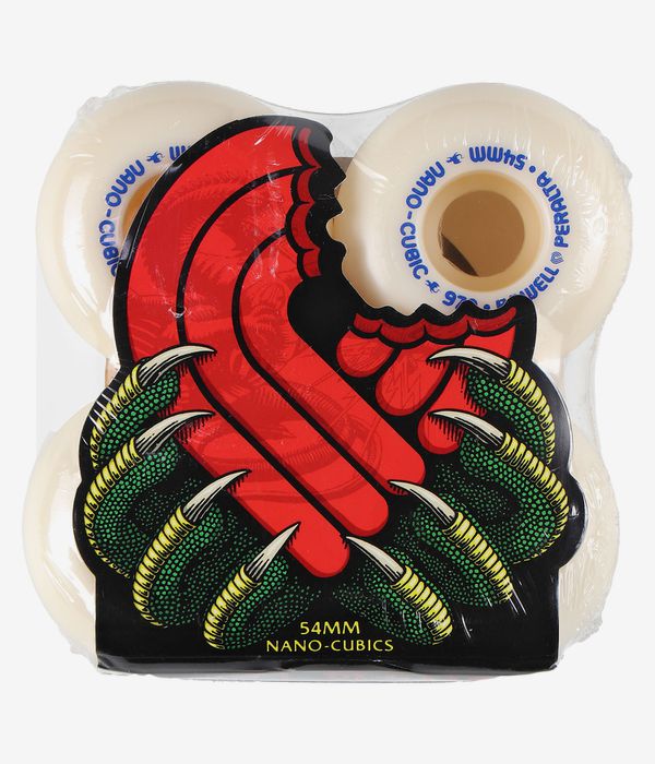 Powell-Peralta Dragon Nano-Cubic Rollen (offwhite) 54 mm 97A 4er Pack