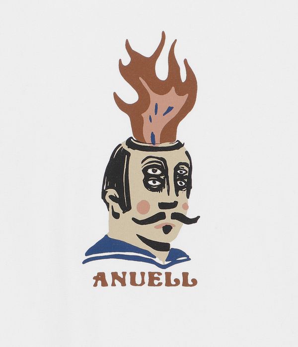 Anuell Flaming Jerry Organic T-Shirt (white)