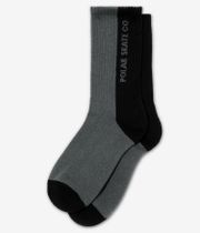 Polar Rib 50/50 Calzini US 7-12 (black)