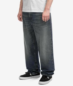 Carhartt WIP Aaron Pant Camano Hose (blue mid worn used)