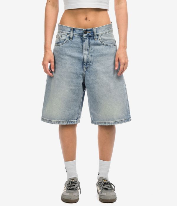 Carhartt WIP W' Brandon Smith Shorts women (blue heavy worn bleached)