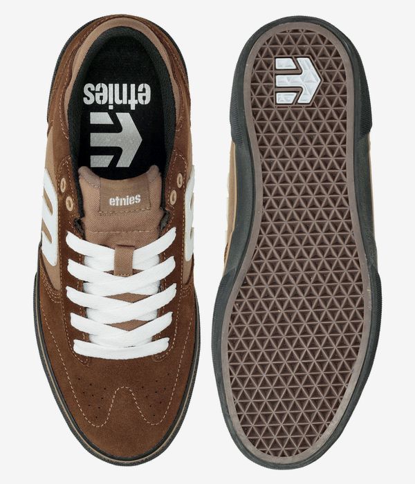 Shop Etnies Windrow Vulc Shoes (brown black white) online | skatedeluxe