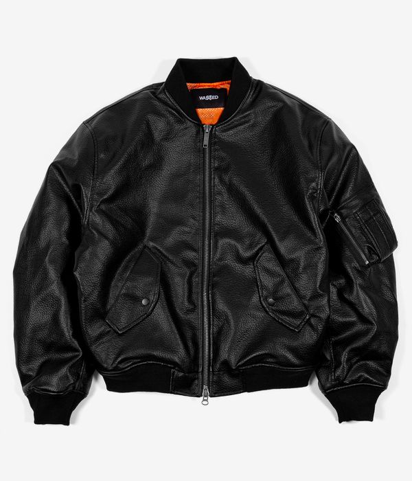 Wasted Paris Kingdom Faux Leather Jacket (black)