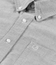 Carhartt WIP Braxton Oxford Shirt (graphite wax)