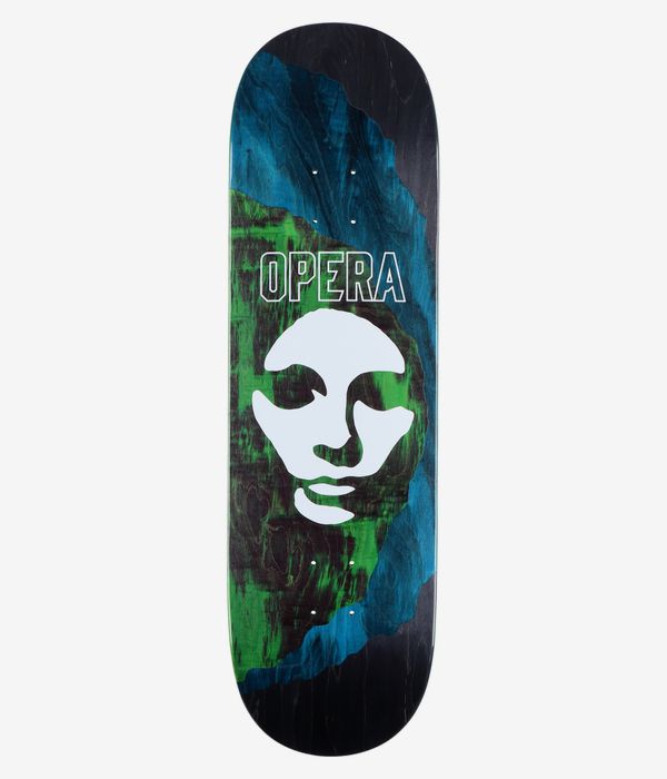 Opera Triple Torn Big Mask 9" Skateboard Deck (multi)
