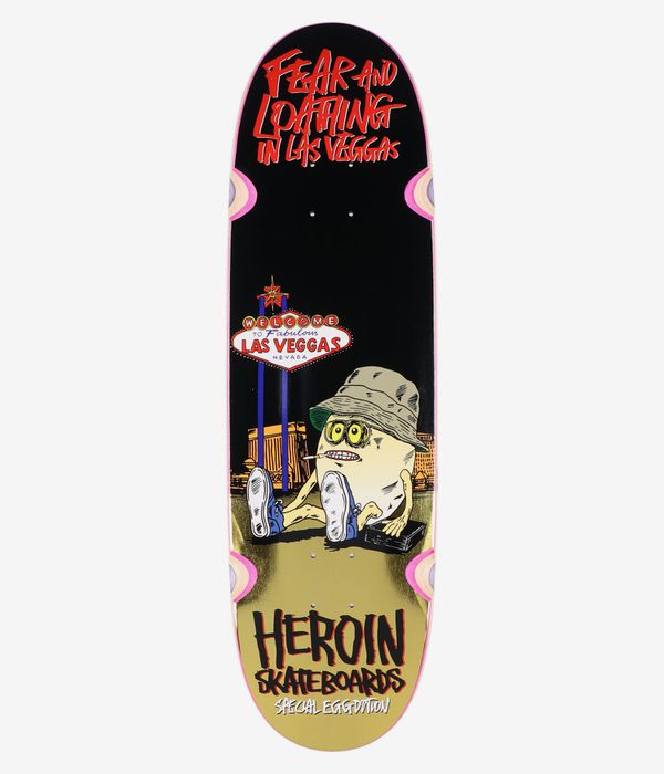 Heroin Skateboards Fear & Loathing 9" Skateboard Deck (multi)