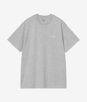Carhartt WIP Script Embroidery T-Shirt (grey heather white)