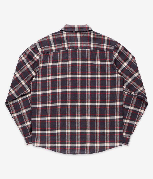 Patagonia Cotton In Conversion LW Fjord Flannel Camisa (major ink black)