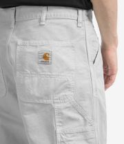 Carhartt WIP Single Knee Pant Newcomb Broeken (sonic silver garment dyed)