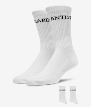 Antix Scriptum Socks US 6-13 (white) 3 Pack