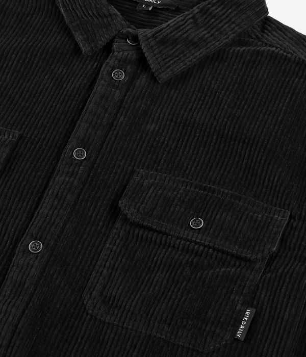 Iriedaily Bubble Cord Shirt (black)