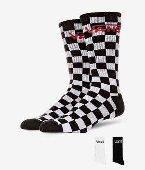 Vans Classic Socks US 9,5-13 (black checkerboard) 3 Pack