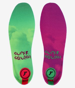 Footprint Super Squish Elite Hi Insoles US 4-14 (green purple)