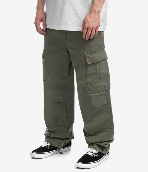 Shop Carhartt WIP Regular Cargo Pant Moraga Pants (dollar green