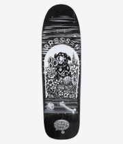 Santa Cruz Dressen Pup Shaped 9.31" Skateboard Deck (black)