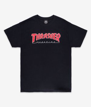 Thrasher Outlined T-Shirt (black)