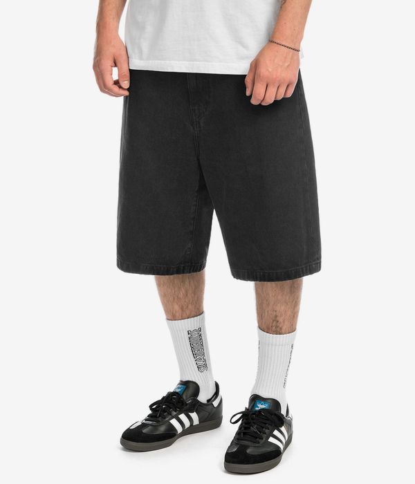 Carhartt WIP Landon Robertson Shorts (black stone washed)