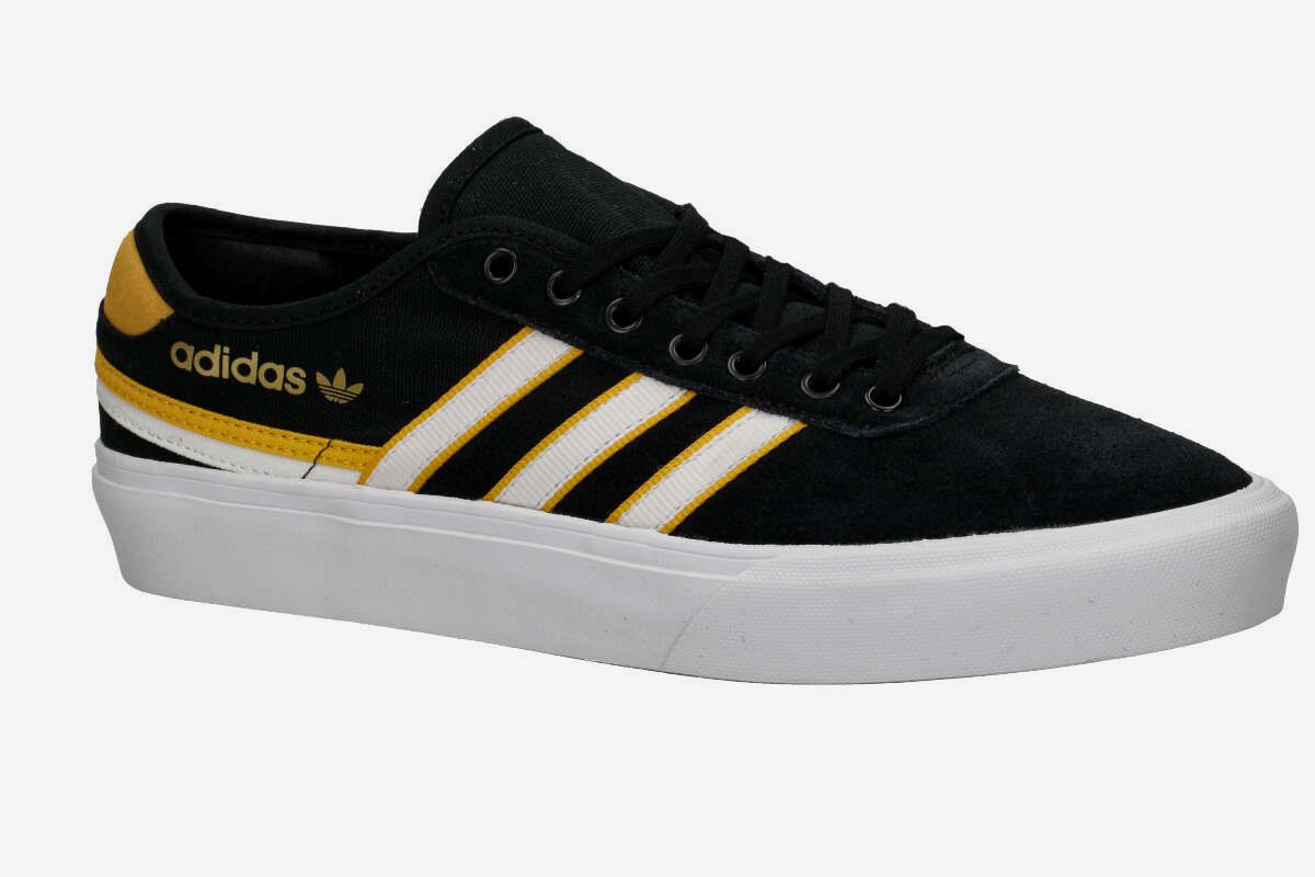 adidas Skateboarding Delpala Premiere Shoes (core black white yellow)