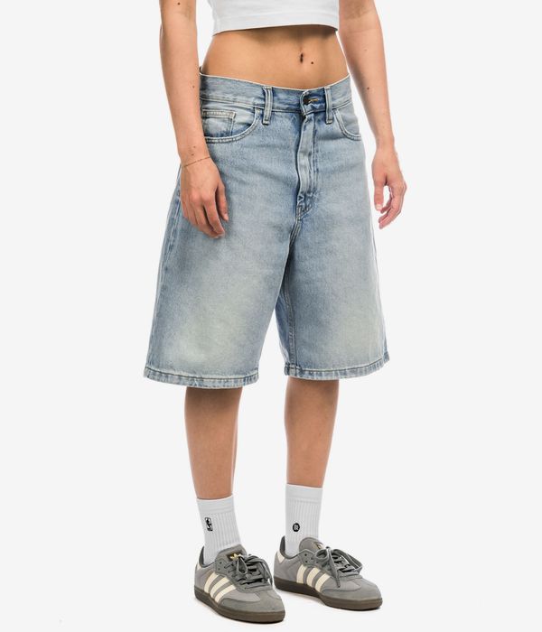 Carhartt WIP W' Brandon Smith Shorts women (blue heavy worn bleached)