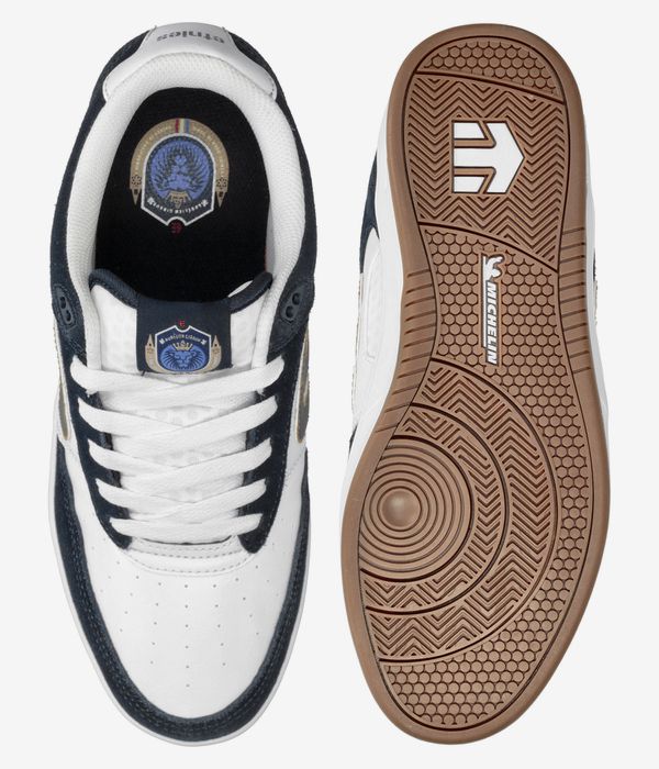Etnies x Michelin The Aurelien Zapatilla (white navy gold)