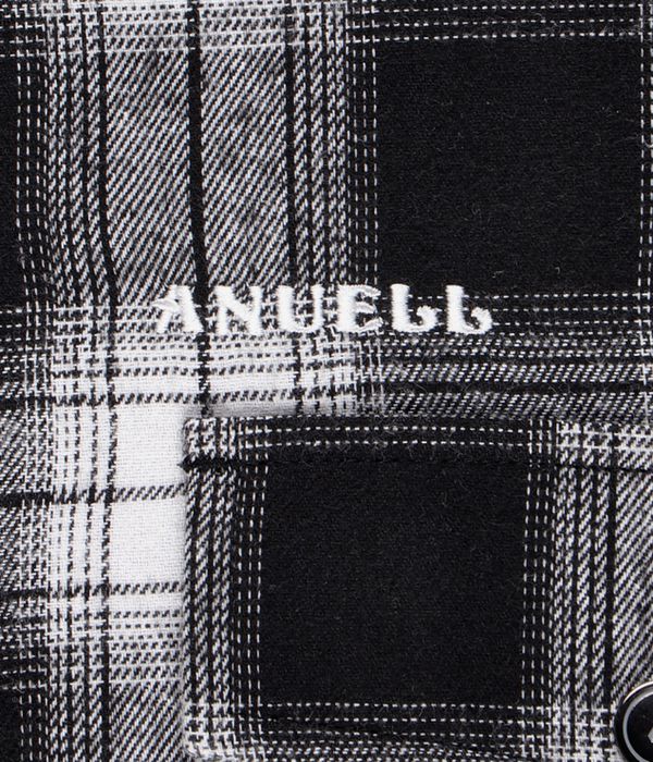 Anuell Hatchet Lined Flanell Chaqueta (black white)