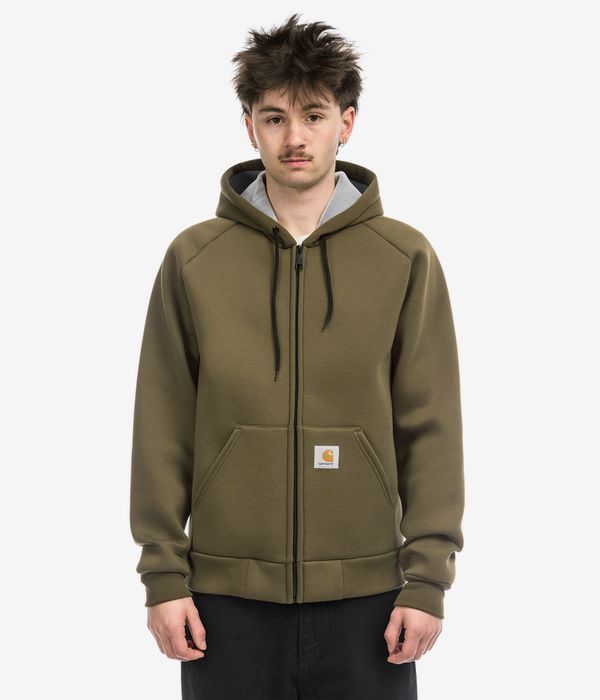 Shop Carhartt WIP Car Lux Jacket lumber grey online skatedeluxe