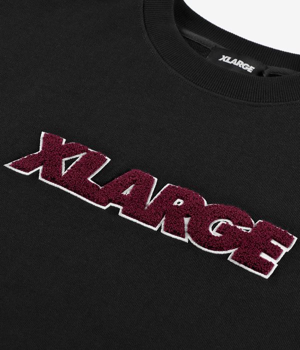 XLarge x Crenshaw Skate Club Chenille Standard Logo Sweatshirt (black)