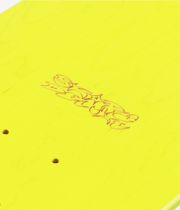 skatedeluxe Aqua Twin Tail 8.125" Skateboard Deck (yellow dip)