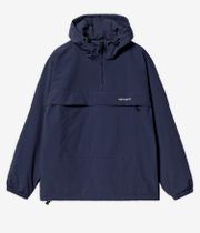 Carhartt WIP Windbreaker Pullover Supplex Jacket (air force blue white)