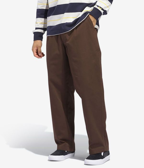 adidas Shmoo CS Pants (dark brown core white)