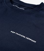 Pop Trading Company Pixel Logo T-Shirty (navy)