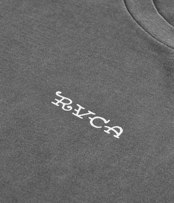 RVCA Krak Panther Camiseta de manga larga (washed black)
