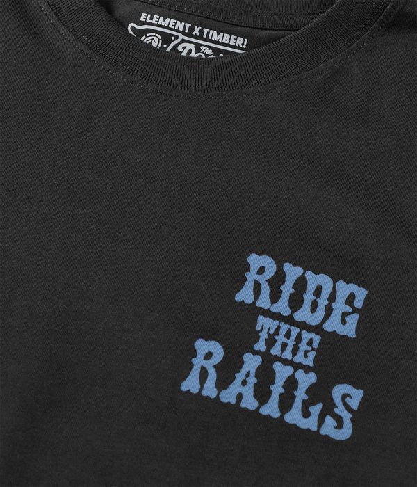 Element x Timber! On Track T-Shirt (off black)