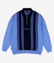 Magenta 1984 Knit Polo Sweatshirt (blue)