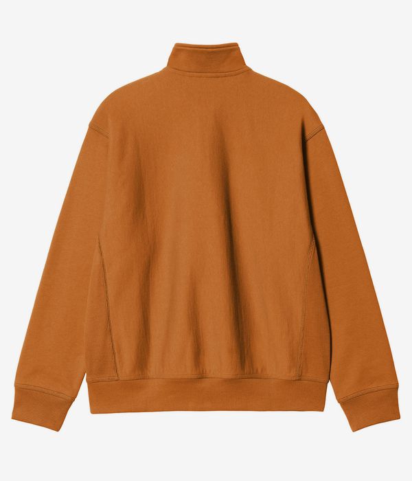 Carhartt WIP American Script Half Zip Sweatshirt (sienna)