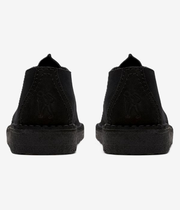 Clarks Originals Desert Trek Shoes (black suede)