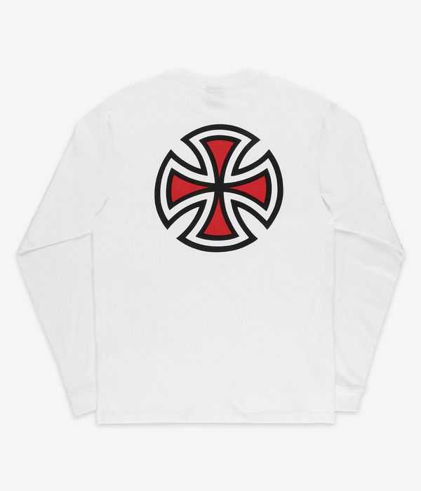 Independent Bar Cross Long sleeve (all white)