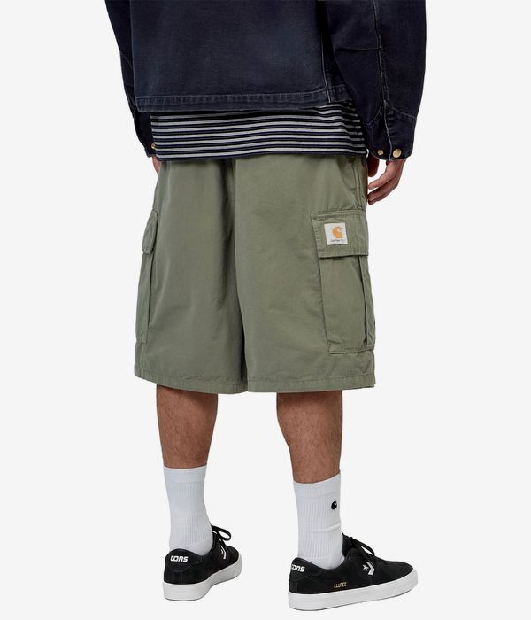 Carhartt WIP Mandler Cargo Shorts (leaf garment dyed)