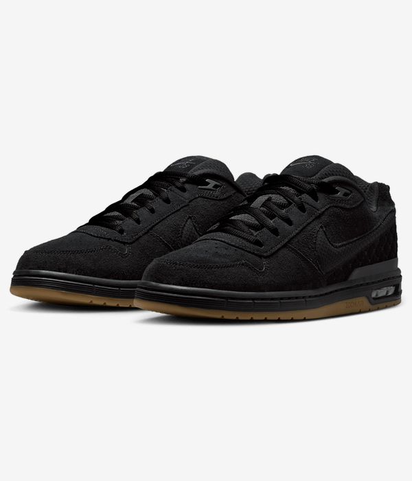 Nike SB Paul Rodriguez Zoom Air Low Chaussure (black black black gum light brow)