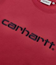 Carhartt WIP Basic Sweatshirt (cherry space)
