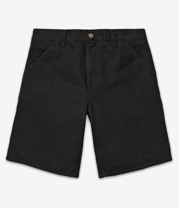 Carhartt WIP Single Knee Organic Dearborn Shorts (black rinsed)