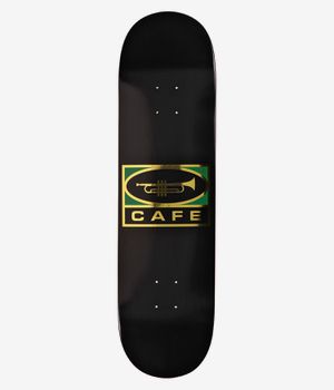Skateboard Cafe Trumpet Logo 8.25" Planche de skateboard (black gold)