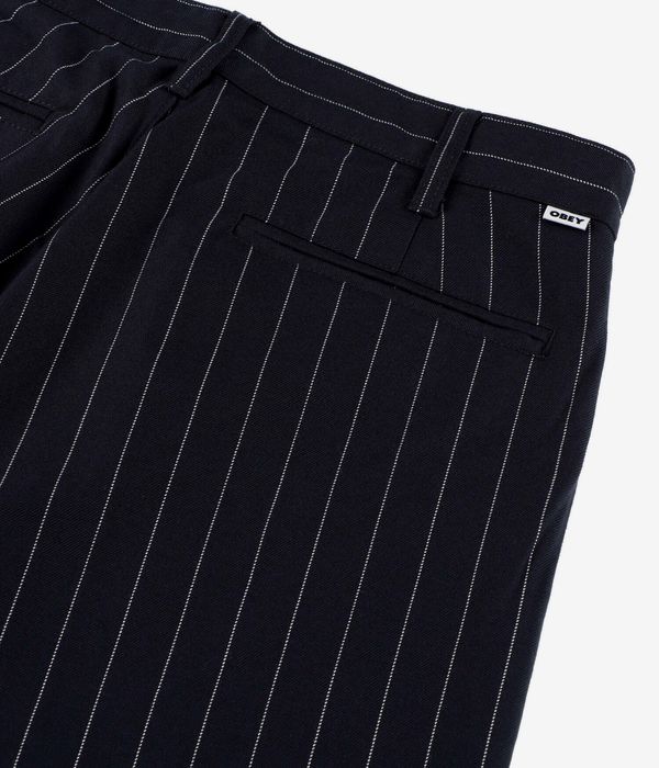 Obey Fubar Pleated Pants (vulcan navy stripe multi)