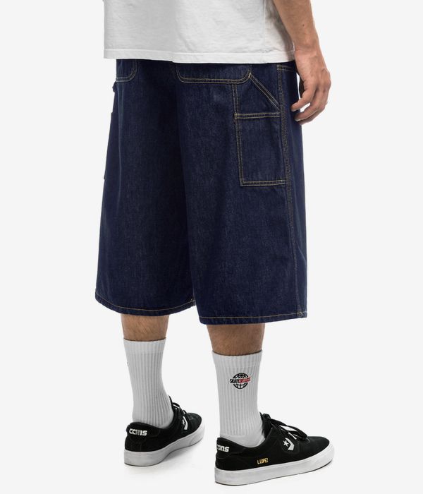 Carhartt WIP Double Knee Pant Shorts (blue rinsed)