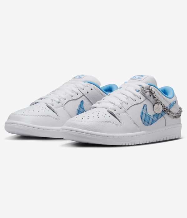 Nike SB Nicole Hause x Dunk Low Pro Shoes (white university blue)