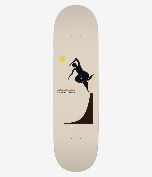 Polar Oskar Rozenberg BS Noseblunt 8.375" Skateboard Deck (cream)