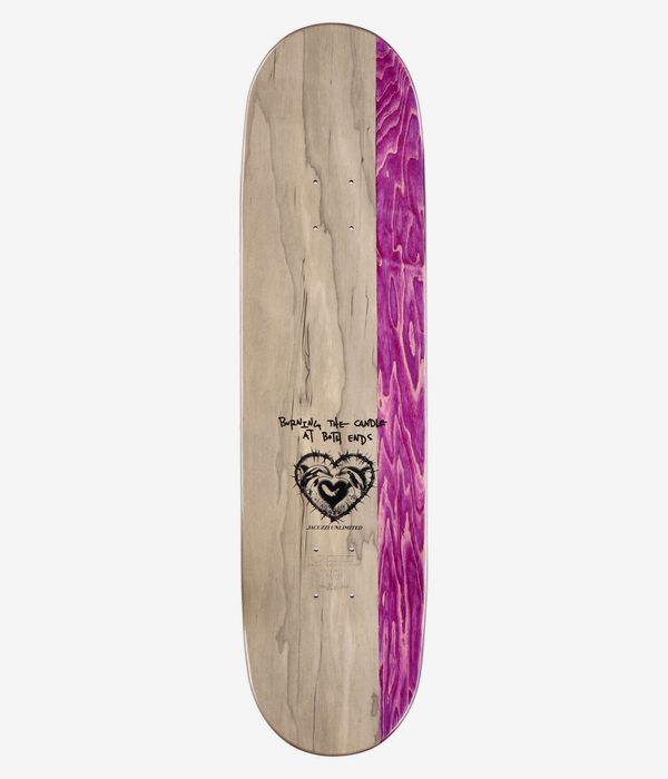 Jacuzzi Burnt Ends Twin Tail 8.5" Skateboard Deck (red)